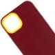 Чохол TPU+PC Bichromatic для Apple iPhone 12 Pro Max (6.7") Brown burgundy / Yellow