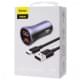 АЗП Baseus Golden Contactor Pro 40W 2USB + Type-C 5A (1m) (TZCCJD-A0G) Сірий