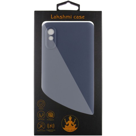 Чохол Silicone Cover Lakshmi Full Camera (AAA) для Xiaomi Redmi 9A Сірий / Dark Gray