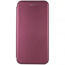 Шкіряний чохол-книжка Classy для Xiaomi Redmi 7 Бордовий