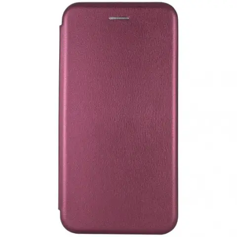 Шкіряний чохол-книжка Classy для Xiaomi Redmi 7 Бордовий