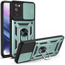 Ударостійкий чохол Camshield Serge Ring для Samsung Galaxy S20 FE Зелений