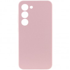Чохол Silicone Cover Lakshmi Full Camera (AAA) для Samsung Galaxy S22 Рожевий / Pink Sand