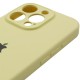 Чохол Silicone Case Full Camera Protective (AA) для Apple iPhone 13 Pro (6.1") Жовтий / Mellow Yellow
