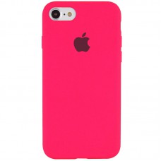 Чохол Silicone Case Full Protective (AA) для Apple iPhone 6/6s (4.7") Рожевий / Barbie pink