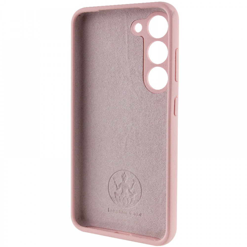 Чохол Silicone Cover Lakshmi Full Camera (AAA) для Samsung Galaxy S22 Рожевий / Pink Sand