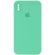 Чохол Silicone Case Square Full Camera Protective (AA) для Apple iPhone XS Max (6.5") Зелений / Spearmint