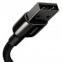 Дата кабель Baseus Tungsten Gold USB to Lightning Cable 2.4A (1m) (CALWJ-0) Black