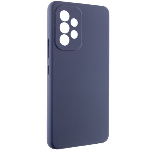 Чохол Silicone Cover Lakshmi Full Camera (AAA) для Samsung Galaxy A53 5G Темно-синій / Midnight blue