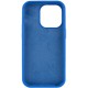 Чохол Silicone Case Full Protective (AA) NO LOGO для Apple iPhone 15 Pro Max (6.7") Синій / Capri Blue