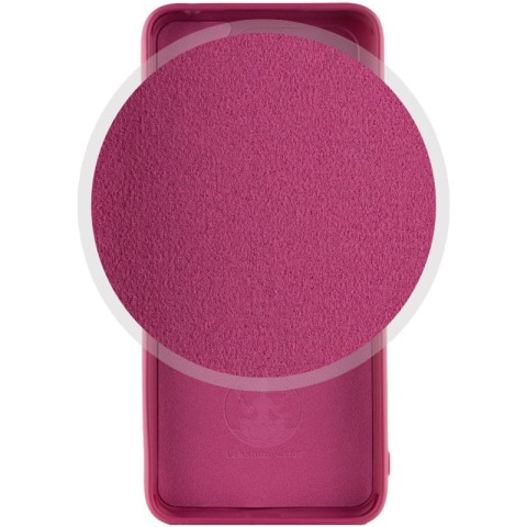 Чохол Silicone Cover Lakshmi Full Camera (AA) для Xiaomi Redmi Note 14S Бордовий / Marsala