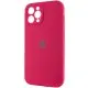 Чохол Silicone Case Full Camera Protective (AA) для Apple iPhone 12 Pro (6.1") Червоний / Rose Red