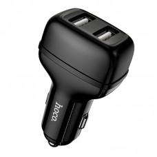 АЗП Hoco Z36 Leader 2.4A (2USB-A) Чорний