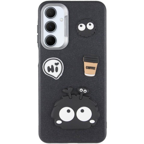 Чохол TPU Leather Toys для Samsung Galaxy A25 5G Monster / Black