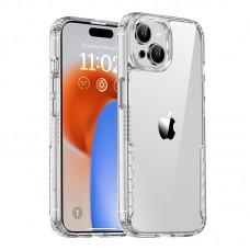 Чохол TPU+PC Multi-Color для Apple iPhone 15 (6.1") Clear