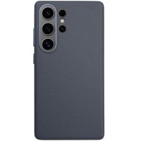 Шкіряний чохол Leather Case (AAA) для Samsung Galaxy S25 Ultra Midnight Blue