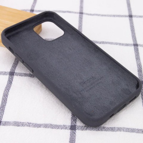 Чохол Silicone Case Full Protective (AA) для Apple iPhone 15 Plus (6.7") Сірий / Dark Gray