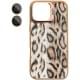 Чохол TPU+PC Wild Leopard with MagSafe and Lens для Apple iPhone 13 / 14 (6.1") Brown
