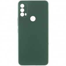 Чохол Silicone Cover Lakshmi Full Camera (AAA) для Motorola Moto E40 Зелений / Cyprus Green