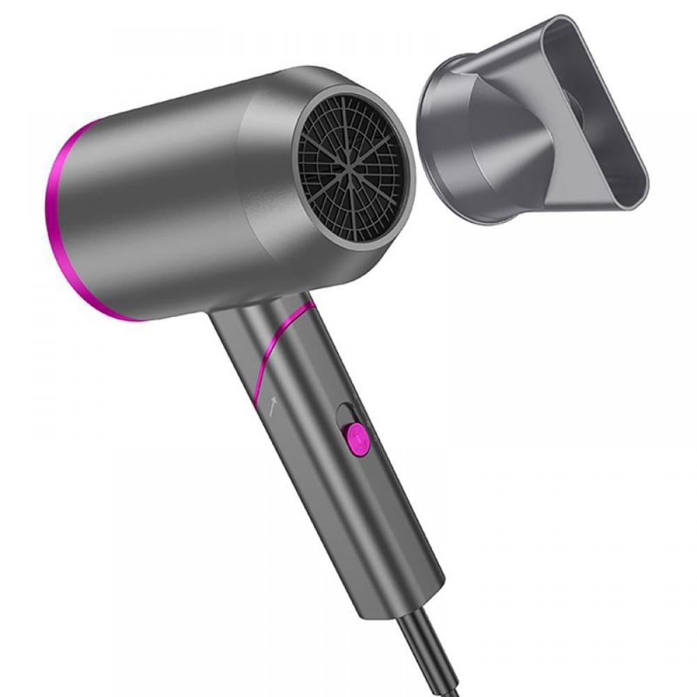 Фен для волосся Hoco HP13 Plus Hot and cold air (1600W) Rose Red