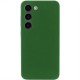 Чохол Silicone Cover Lakshmi Full Camera (AA) with MagFit для Samsung Galaxy S23 Зелений / Dark green