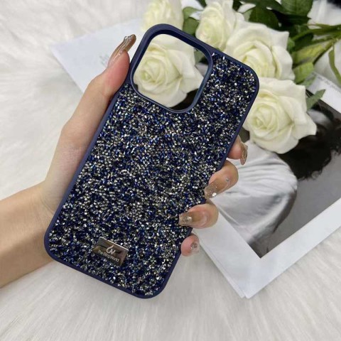 TPU чохол Bling World Rock Diamond для Apple iPhone 14 Plus (6.7") Синій