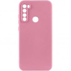 Чохол TPU GETMAN Liquid Silk Full Camera для Xiaomi Redmi Note 8T Рожевий / Pink