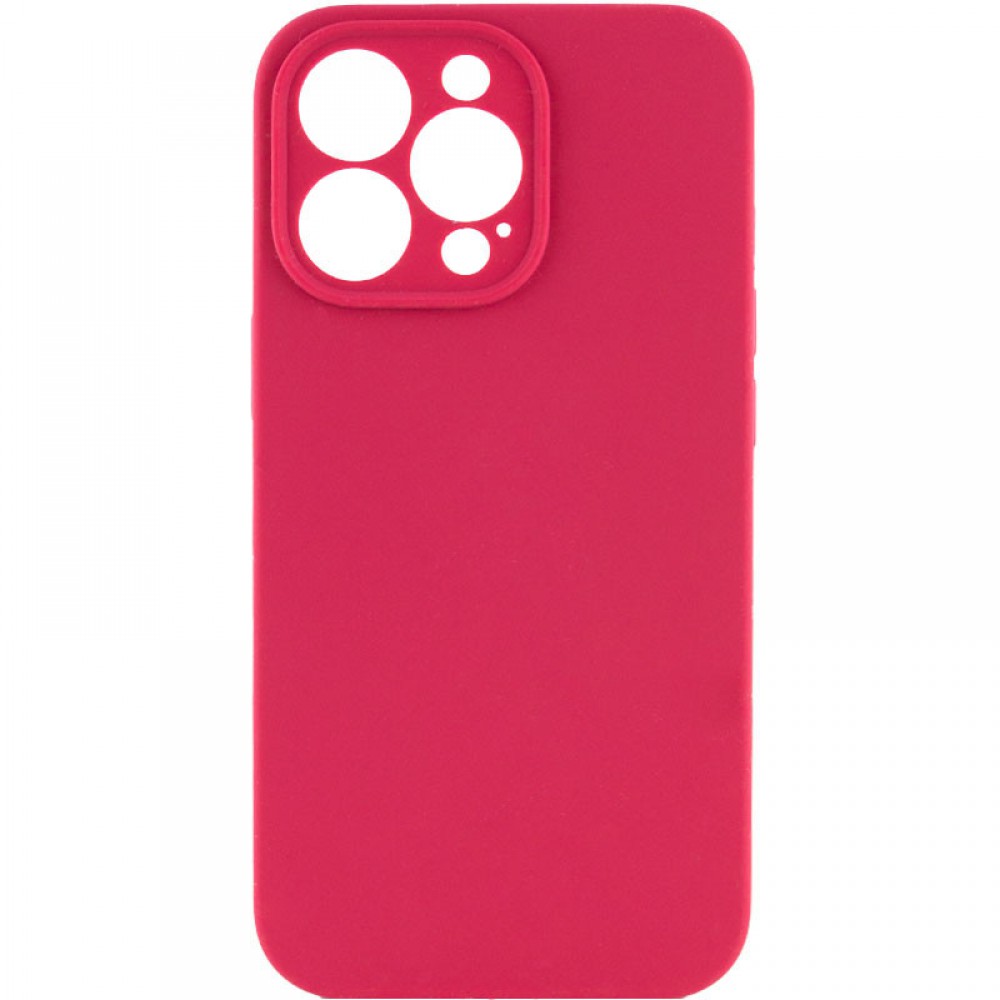 Чохол Silicone Case Full Camera Protective (AA) NO LOGO для Apple iPhone 14 Pro (6.1") Червоний / Rose Red Чохол Silicone Case Full Camera Protective (AA) NO LOGO для Apple iPhone 14 Pro (6.1") Червоний / Rose Red