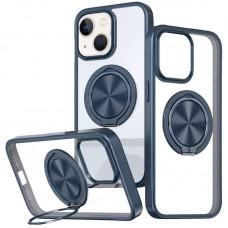 TPU+PC чехол Metal Ring with MagSafe для Apple iPhone 14 / 13 (6.1")