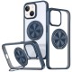 TPU+PC чохол Metal Ring with MagSafe для Apple iPhone 14 / 13 (6.1") Синій