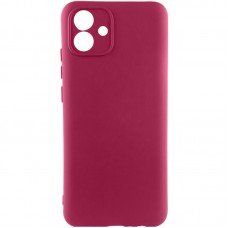 Чохол Silicone Cover Lakshmi Full Camera (AA) для Samsung Galaxy A04 Бордовий / Marsala