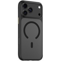 TPU+PC чохол Blueo Skin Friendly Frosted with MagSafe для Apple iPhone 17 Pro (6.3") Чорний