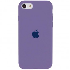 Чохол Silicone Case Full Protective (AA) для Apple iPhone SE (2020) Сірий / Lavender Gray