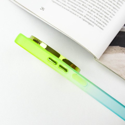 Чохол TPU+PC Fresh sip series для Xiaomi Redmi A3 Бірюзовий / Лимонний