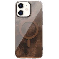 Чохол TPU Shiny Mountain (MagFit) для Apple iPhone 11 (6.1") Chocolate