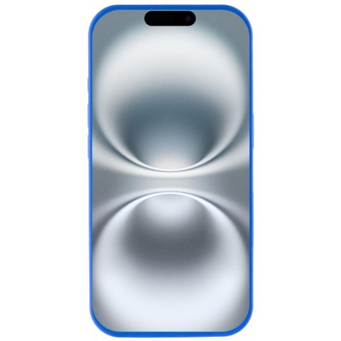 Чохол Silicone Case Full Protective (AA) для Apple iPhone 16e (6.1") Синій / Capri Blue