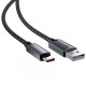 Дата кабель Acefast C19-04 USB to Type-C 3A (1.2m) Black