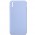 Silicone Case Square Full Camera Protective (AA) NOLOGO для Apple iPhone X / XS (5.8") Блакитний / Lilac Blue