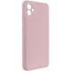Чохол TPU GETMAN Liquid Silk Full Camera для Samsung Galaxy A06 Рожевий / Pink Sand