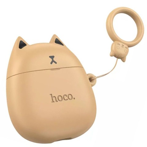 Бездротові TWS навушники Hoco EW45 Cat Case Caramel Cat
