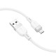 Дата кабель Hoco X109 Energy silicone USB to MicroUSB (1m) White