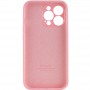 Чохол Silicone Case Full Camera Protective (AA) для Apple iPhone 13 Pro Max (6.7") Рожевий / Light pink / PVH
