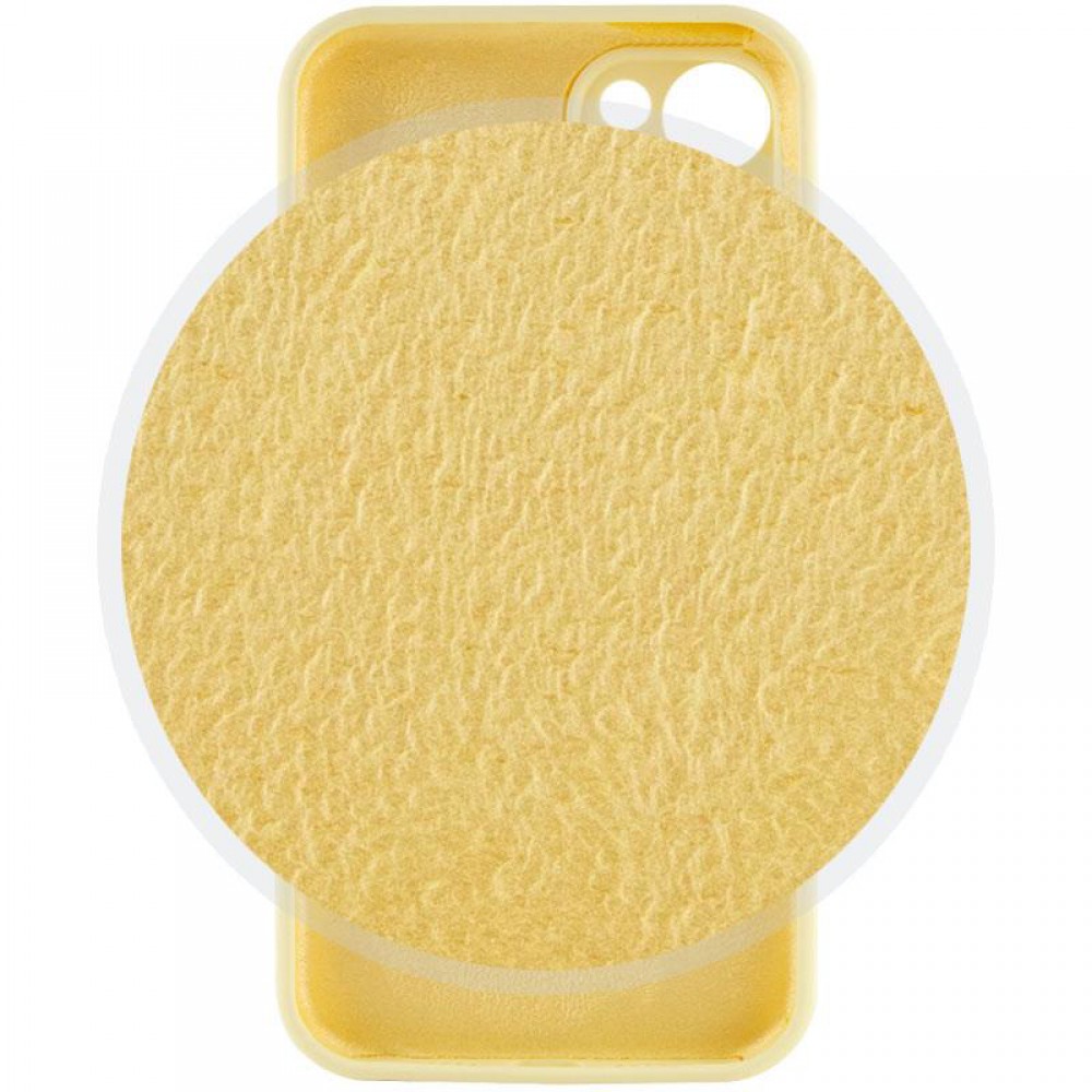 Чохол Silicone Case Full Camera Protective (AA) для Apple iPhone 14 Plus (6.7") Жовтий / Mellow Yellow