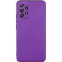 Чохол TPU GETMAN Liquid Silk Full Camera для Samsung Galaxy A52 4G / A52 5G / A52s Фіолетовий / Purple