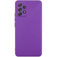 Чохол TPU GETMAN Liquid Silk Full Camera для Samsung Galaxy A52 4G / A52 5G / A52s Фіолетовий / Purple