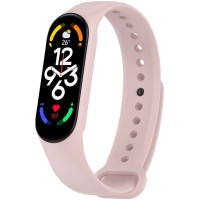 Силіконовий ремінець для Xiaomi Mi Band 7/6/5 Рожевий / Light Flamingo
