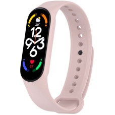 Силіконовий ремінець для Xiaomi Mi Band 7/6/5 Рожевий / Light Flamingo