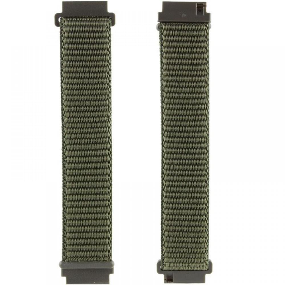 Ремінець Nylon для Smart Watch 22mm Зелений / Green