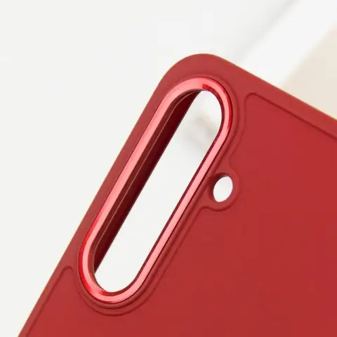 TPU чохол Bonbon Metal Style для Samsung Galaxy S23 Червоний / Red