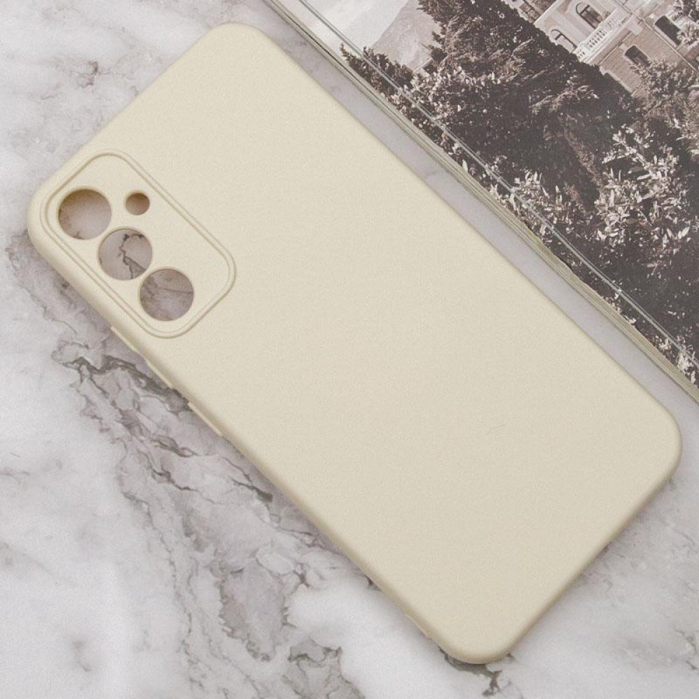 Чохол TPU GETMAN Liquid Silk Full Camera для Samsung Galaxy S24 Пісочний / Sand